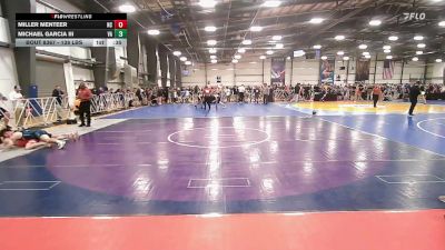 138 lbs Consi Of 32 #1 - Miller Menteer, NC vs Michael Garcia III, VA