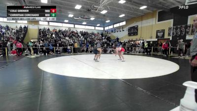 190 lbs Semifinal - Cole Grenier, Fairfield Warde vs Christian Corchado, New Britain