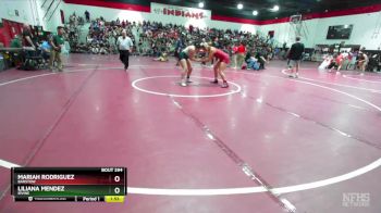 155 lbs Quarterfinal - Mariah Rodriguez, Barstow vs Liliana Mendez, Irvine