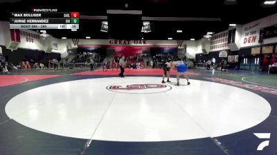 285 lbs 7th Place Match - Jorge Hernandez, Chino vs Max Bolliger, San Clemente