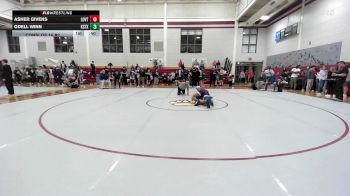 190 lbs Consi Of 16 #2 - Asher Givens, The Lovett School vs Odell Winn, Kinkaid School