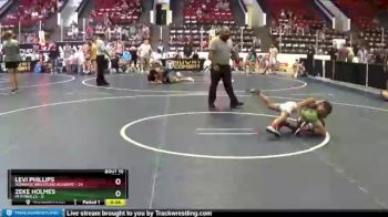 60 lbs Round 4 (6 Team) - Levi Phillips, Donahue Wrestling Academy vs Zeke Holmes, MI Pitbulls