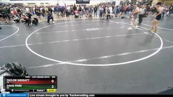 160 lbs Cons. Round 3 - Davis Park, OK vs Taylor Wimsatt, TN