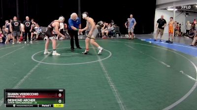 160 lbs Placement (4 Team) - Desmond Archer, Junior Terps Northeast vs Shawn Verdecchio, Kraken Elite