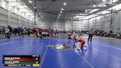 157 lbs Champ. Round 2 - Adian Bachman, Shippensburg vs Michael Beers, Elizabethtown