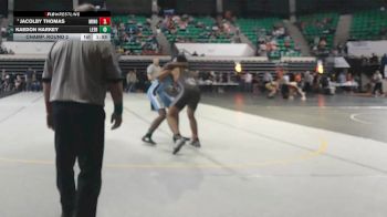 6A 175 lbs Champ. Round 2 - Jacolby Thomas, Minor vs Kaedon Harkey, Lee-Huntsville HS