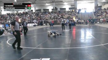 A 113 lbs Quarterfinal - CJ Weaver, Tullahoma High School vs Luke Myhan, Soddy Daisy High School