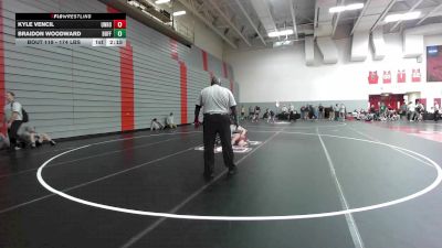 174 lbs Round Of 16 - Kyle Vencil, Unrostered vs Braidon Woodward, Buffalo - Unatt