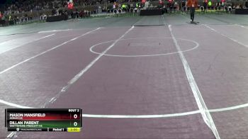 D4-150 lbs Champ. Round 1 - Mason Mansfield, Gobles HS vs Dillan Parent, Whittemore-Prescott HS