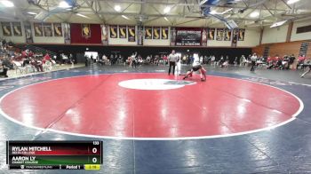 133 lbs Cons. Round 3 - Rylan Mitchell, Delta College vs Aaron Ly, Chabot College