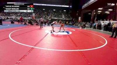 140 lbs Semifinal - Bailey Mueller, Natrona County vs Kaylie Julander, Kemmerer