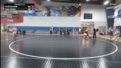 225 lbs Tyler Salazar, New Jersey vs Titan Powell, Pennsylvania Red
