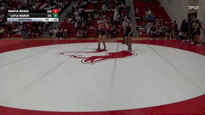 145 lbs Semifinal - Layla Manus, Stanhope Elmore vs Makiya McRae, Sparkman
