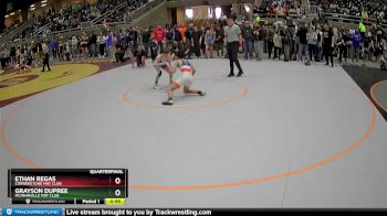 106 lbs Quarterfinal - Ethan Regas, Cornerstone Mat Club vs Grayson Dupree, McMinnville Mat Club