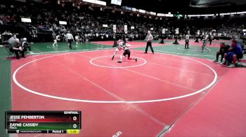 108 lbs Semifinal - Jesse Pemberton, CAL3 vs Zayne Cassidy, PWCA