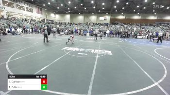 50 lbs Consi Of 8 #2 - Bryson Carlson, Ripon Tribe Wrestling vs Axel Odle, Greenwave Youth WC