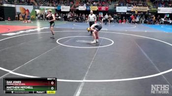 135 lbs Quarterfinal - Matthew Mitchell, Colony High School vs DAX JONES, Chugiak High School