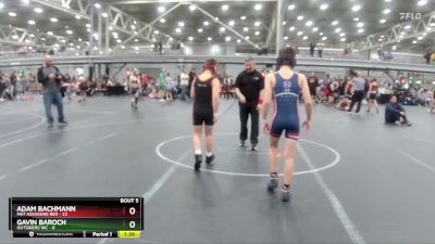 96 lbs Round 3 (4 Team) - Adam Bachmann, Mat Assassins Red vs Gavin Baroch, Outsiders WC