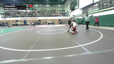 132 lbs Cons. Round 2 - Hugo Gordillo, Schurr vs Jason Nguon, Wilson/Long Beach