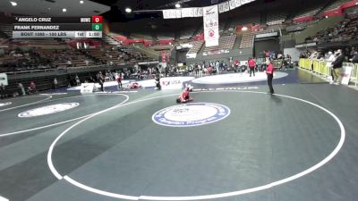 100 lbs Champ. Rd Of 16 - Angelo Cruz, Mad Dawg Wrestling Club vs Frank Fernandez