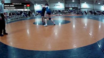 170 lbs Cons. Round 4 - Rayne Dowdy, Teays Valley High School vs Abigail Jones, Liberty-Benton High School