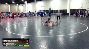 106 lbs Quarters & Wb (16 Team) - Eli Gabrielson, Team Diamond Fish Pink vs Mohamed Mohamed, Capitian Nebraska (A Team)