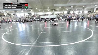 112 lbs Champ. Round 1 - Evelyn Norman, TN Wrestling Academy vs Makenzie Snyder, Stars Wrestling Club