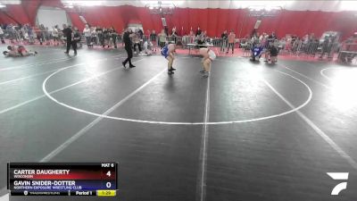 187 lbs Round 3 - Carter Daugherty, Wisconsin vs Gavin Snider-Dotter, Northern Exposure Wrestling Club