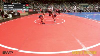 66 lbs Consi Of 16 #2 - Bree Johnson, Standfast vs Arya Carter, Bartlesville Wrestling Club