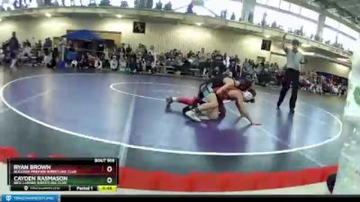 98 lbs Cons. Round 4 - Ryan Brown, Bulldog Premier Wrestling Club vs Cayden Rasmason, Rick Larsen Wrestling Club