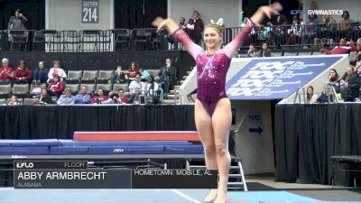 Abby Armbrecht - Floor, Alabama - 2018 Elevate the Stage - Huntsville (NCAA)