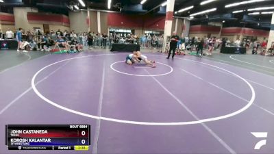 126 lbs Cons. Round 2 - John Castaneda, Texas vs Korosh Kalantar, 3F Wrestling