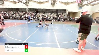 81 lbs Rr Rnd 5 - Brynn Cunningham, UpperTownship vs Julianne Platti, Pinelands Wrestling Club