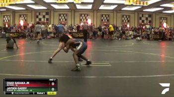 138 lbs Champ. Round 2 - Jayden Gaddy, School Of Hard Knocks vs Chad Sadaka Jr, Olympic