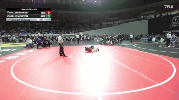 4A Boys 113 lbs Champ. Round 1 - Kallen Blakely, La Grande Boys vs Charlie Morton, Marshfield Boys