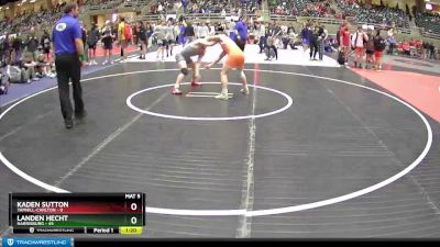 162 lbs Semis (4 Team) - Landen Hecht, Harrisburg vs Kaden Sutton, Yamhill-Carlton