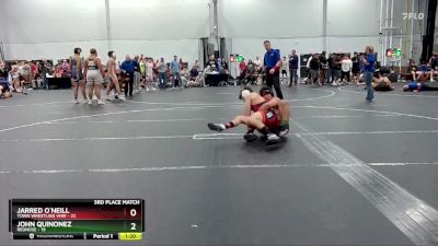 165 lbs Placement (4 Team) - Jarred O`Neill, Town Wrestling VHW vs JOHN QUINONEZ, RedNose