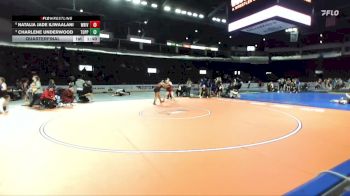 Girls 235 lbs Quarterfinal - Charlene Underwood, Toppenish (Girls) vs Natalia Jade Iliwaalani, White River (Girls)