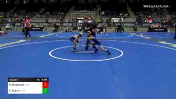 61 lbs Final - Kai Mcdonald, Sebolt Wrestling Academy vs Cruz Evans, Cowa