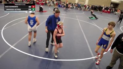 12U - 190 lbs Quarters - Kingston Beach, Centennial Youth Wrestling vs Joseph Lowinger, Coon Rapids Mat Bandits Wrestling Club