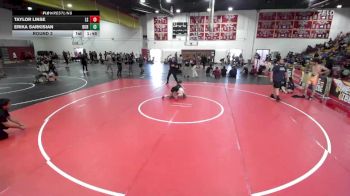 100 lbs Round 3 - Taylor Linse, La Sierra vs Erika Sarkisian, Burbank