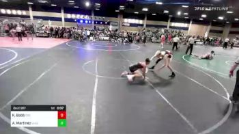 120 lbs Consi Of 64 #2 - Kade Babb, Dog Pound Wrestling vs Aiden Martinez, Gladiators WC