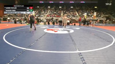 3A-285 lbs Cons. Round 3 - Jared Taylor, Rawlins vs Mason Tims, Mountain View