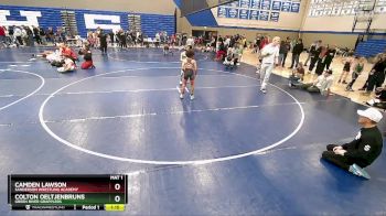 69 lbs Quarterfinal - Camden Lawson, Sanderson Wrestling Academy vs Colton Oeltjenbruns, Green River Grapplers