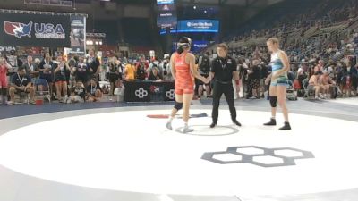 170 lbs Champ. Rd Of 128 - Kaili Manuel, Michigan vs Hannah Behrndt, Wisconsin