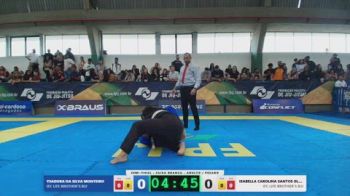 ISABELLA CAROLINA SANTOS OLIVEIR vs YSADORA DA SILVA MONTEIRO 2026 FPJJ Copa Grandes Mestres Etapa 3