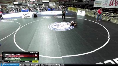 92 lbs Cons. Round 5 - Maximus Chavez, Mad Dawg Wrestling Club vs Daniel Williams, Beat The Streets - Los Angeles