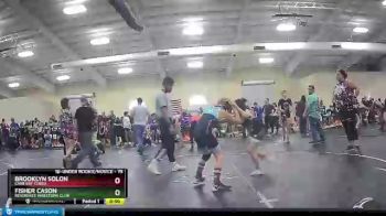 75 lbs Cons. Round 3 - Fisher Cason, Reverence Wrestling Club vs Brooklyn Solon, Cane Bay Cobra