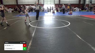 80 lbs Consolation - Nolan Burke, CRWA vs Julian Fontanez, Unattached