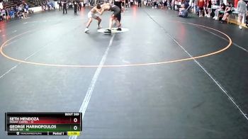 125 lbs Champ. Round 3 - Seth Mendoza, Mount Carmel vs George Marinopoulos, Region WA